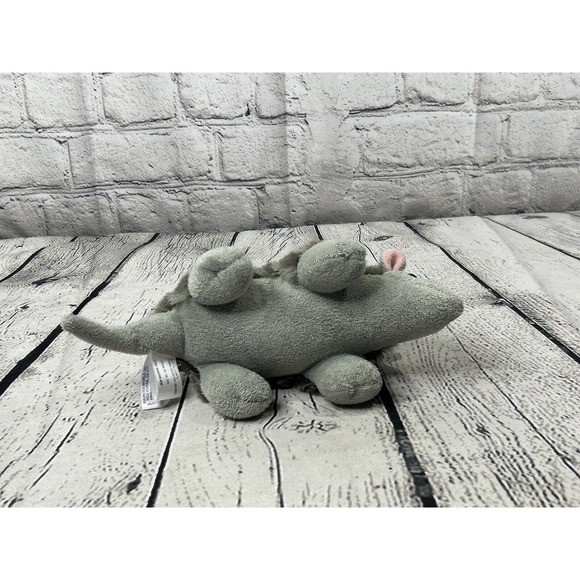 Aurora Armadillo Mini Flopsie Gray #31247 Stuffed Animal 10" Plush Toy 2021 - Picture 6 of 10